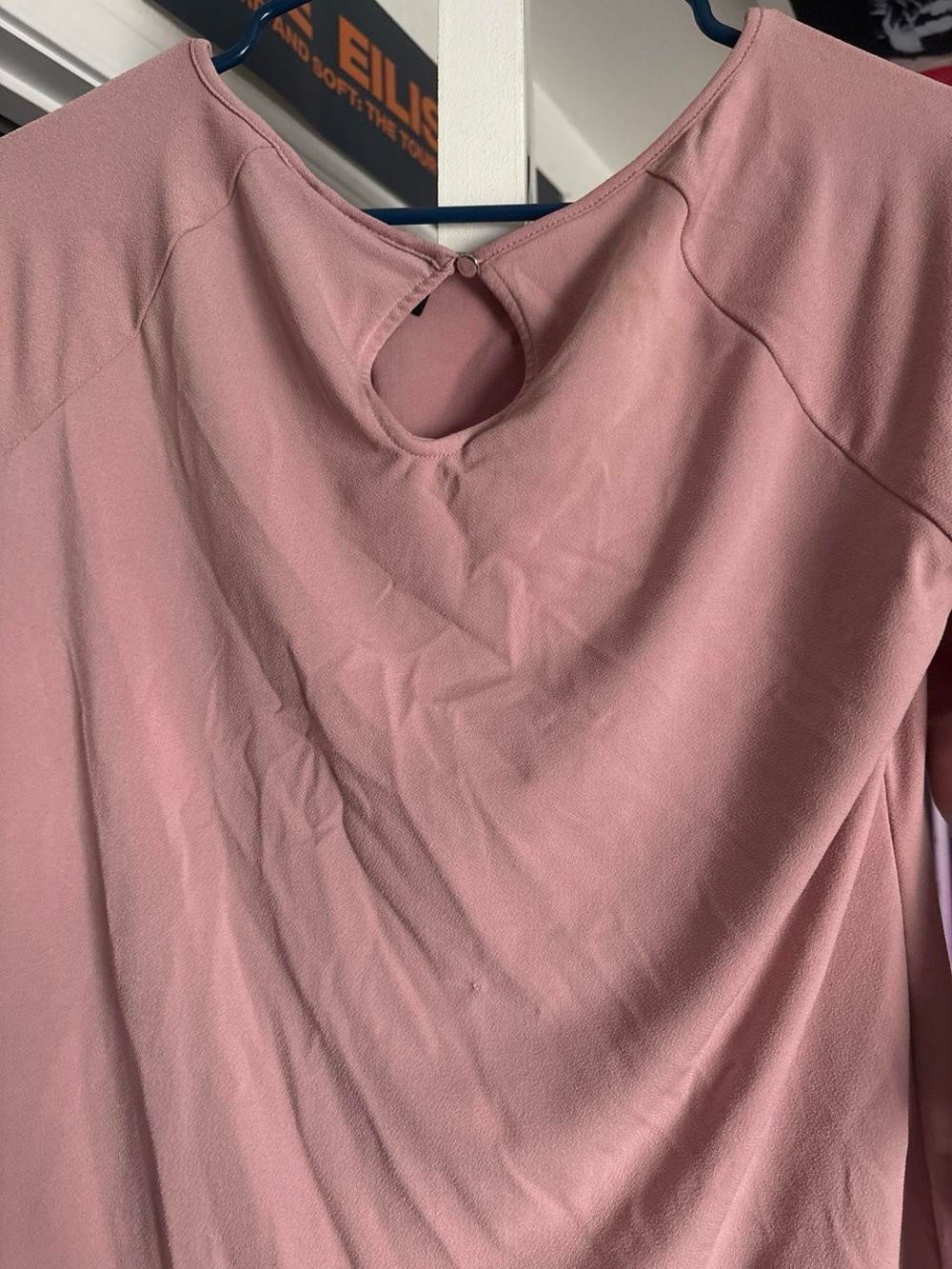Pink Ruffle Sleeve Blouse - Picture 3 of 4